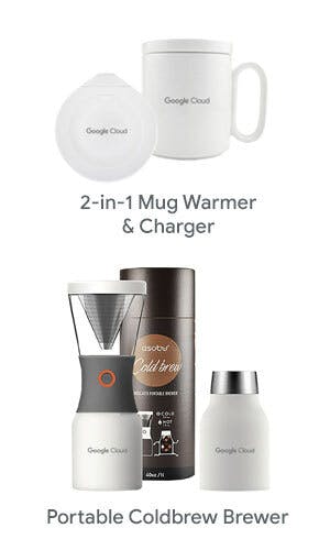 Mug Warmer/Charger & Coldbrew Set